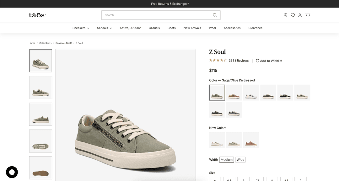 Taos Footwear